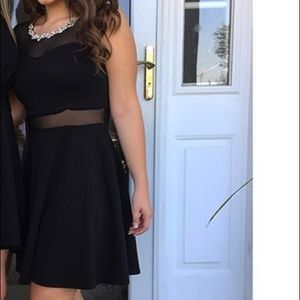 Black hoco dress